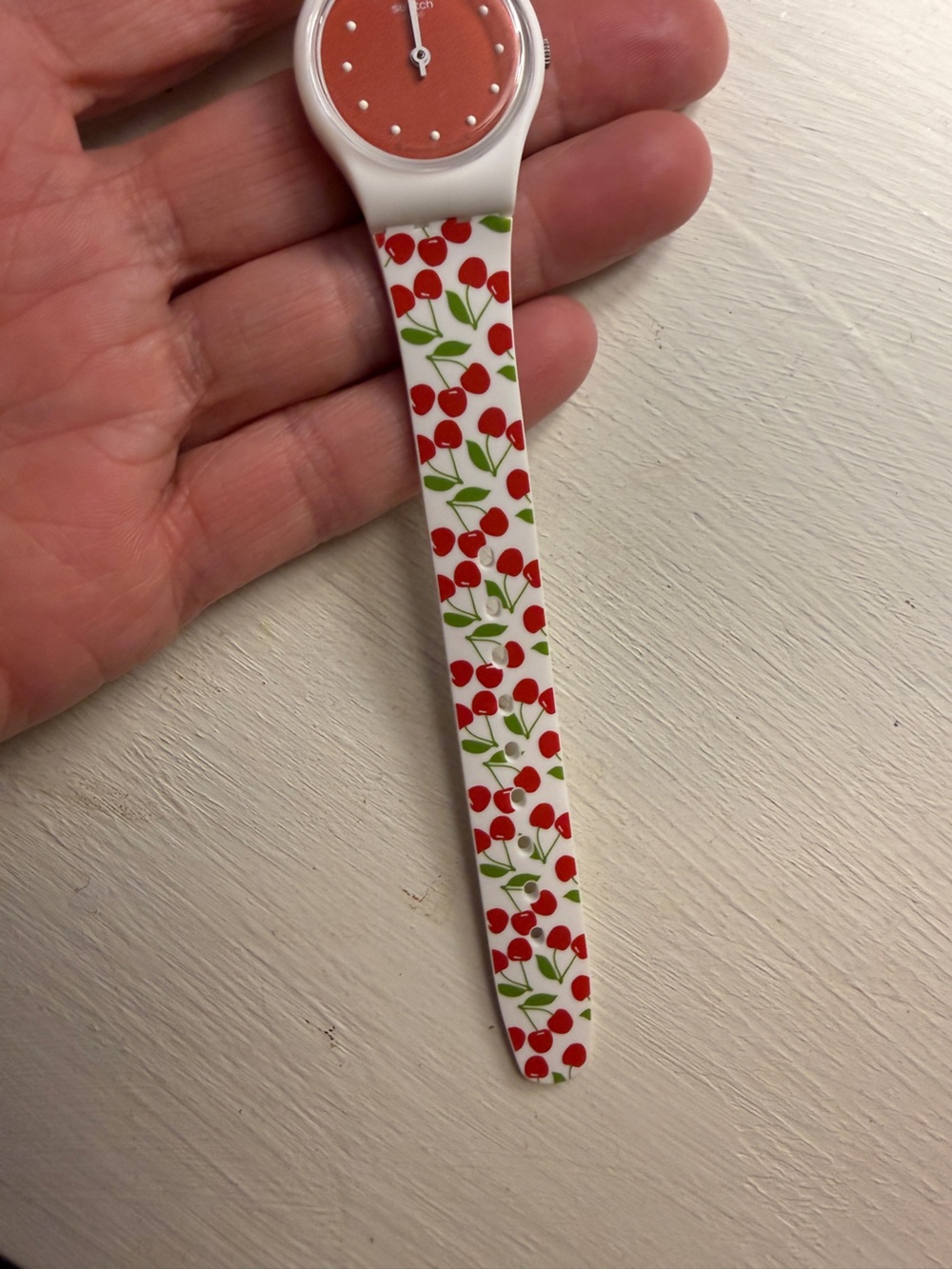 Swatch Watch Cherry (CERISE MOI) Cherries 🍒 NWOB - Picture 2 of 4